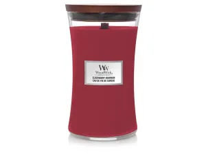 WoodWick Candela profumata vaso Elderberry Bourbon 609 g