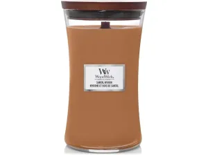 WoodWick Candela profumata vaso grande Santal Myrrh 609,5 g