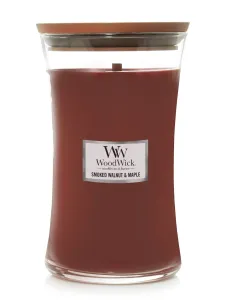 WoodWick Candela profumata vaso grande Smoked Walnut & Maple 609,5 g