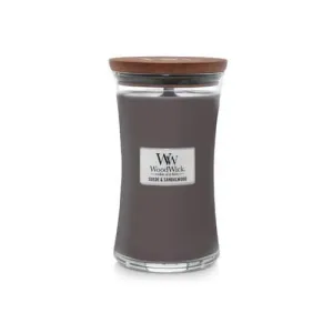 WoodWick Candela profumata vaso Suede & Sandalwood 609,5 g