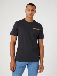 Black Mens T-Shirt Wrangler - Men #1751849