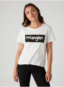 White Women's T-Shirt Wrangler Box - Women