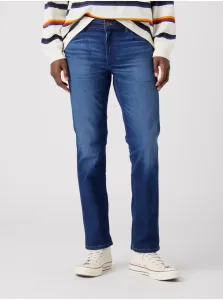 Dark Blue Men's Straight Fit Jeans Wrangler - Men's #914135