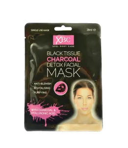 XPel Maschera viso con carbone attivo Charcoal Detox 3D (Detox ({{Detox Facial Mask) 28 ml