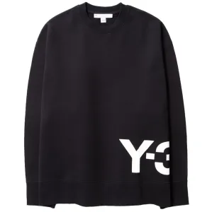 Y-3 Men's Logo Sweatshirt Black - XS Large