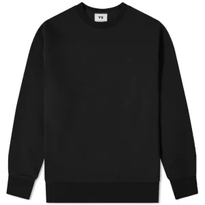 Y-3 Mens Oversized Chest Logo Sweater Black - XS BLACK