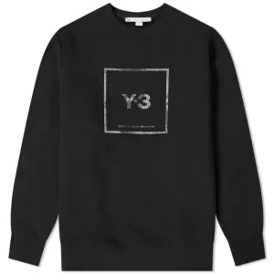 Y-3 Men's Sweater Plain Black - BLACK EXTRA LARGE