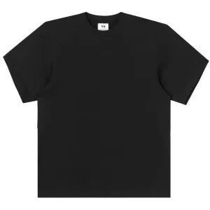 Y-3 Men's T-Shirt Logo Black - BLACK XS