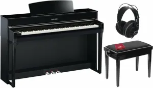 Yamaha CLP-745 PE SET Polished Ebony Piano Digitale