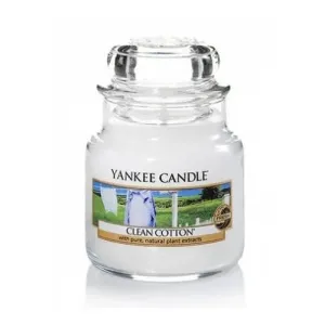 Yankee Candle Candela profumata Classic piccola Clean Cotton 104 g