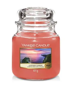 Yankee Candle Candela profumata media Cliffside Sunrise 411 g