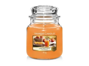 Yankee Candle Candela profumata Classic media Farm Fresh Peach 411 g
