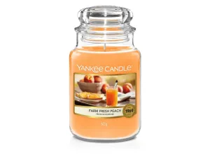 Yankee Candle Candela profumata Classic grande Farm Fresh Peach 623 g