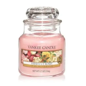 Yankee Candle Candela profumata Classic piccola Fresh Cut Roses 104 g