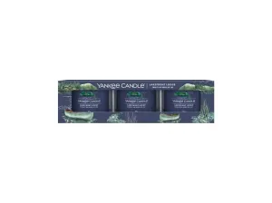 Yankee Candle Set di candele votive in vetro Lakefront Lodge 3 x 37 g