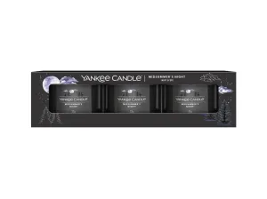 Yankee Candle Set di candele votive in vetro Midsummer´s Night 3 x 37 g