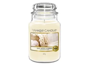 Yankee Candle Candela profumata Classic grande Soft Wool & Amber 623 g