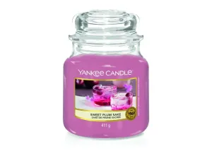 Yankee Candle Candela profumata Classic media Sweet Plum Sake 411 g