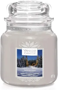 Yankee Candle Candela aromatica Classic media Candlelit Cabin 411 g