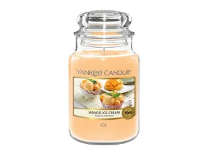 Yankee Candle Candela aromatica grande Classic Mango Ice Cream 623 g