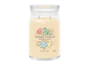 Yankee Candle Candela aromatica Signature in vetro grande Christmas Cookie 567 g
