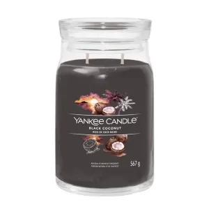 Yankee Candle Candela aromatica Signature tumbler grande Black Coconut 567 g