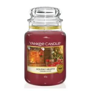 Yankee Candle Candela profumata Classic grande Holiday Hearth 623 g