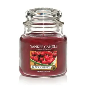Yankee Candle Candela profumata Classic media Ciliegie mature (Black Cherry) 411 g