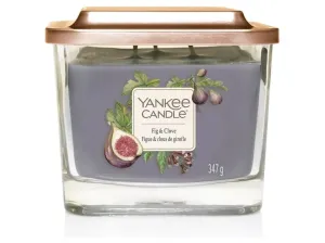 Yankee Candle Candela profumata media quadrata Fig & Clove 347 g