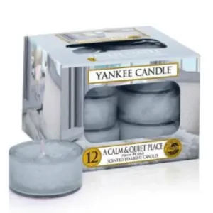 Yankee Candle Candele tealight profumate A Calm & Quiet Place 12 x 9,8 g
