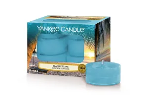 Yankee Candle Candele tealight profumate Beach Escape 12 x 9,8 g