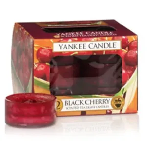 Yankee Candle Candele tealight profumate Black Cherry 12 x 9,8 g