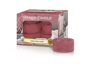 Yankee Candle Candele tealight profumate Home Sweet Home 12 x 9,8 g