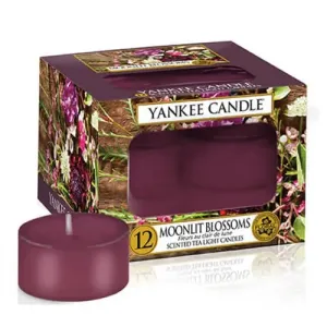 Yankee Candle Candele tealight profumate Moonlit Blossoms 12 x 9,8 g