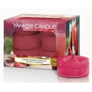 Yankee Candle Candele tealight profumate Pomegranate Gin Fizz 12 x 9,8 g