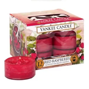 Yankee Candle Candele tealight profumate Red Raspberry 12 x 9,8 g