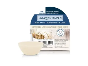 Yankee Candle Cera profumata Soft Wool & Amber (Wax Melt) 22 g