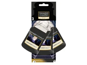 Yankee Candle Deodorante di carta per auto Midsummer`s Night 3 pz