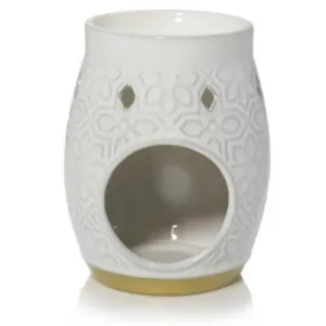 Yankee Candle Lampada aromatica in ceramica Addison Patterned per cere profumate