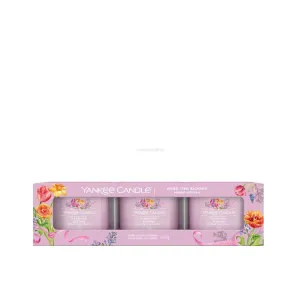 Yankee Candle Set di candele votive in vetro Hand Tied Blooms 3 x 37 g