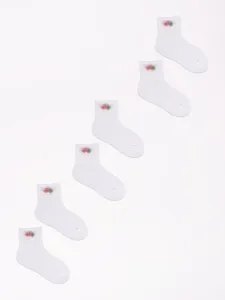 Yoclub Kids's Ankle No Show Boat Socks Patterns 3-Pack SKC/3D-AP/3PAK/GIR/002 #1015627