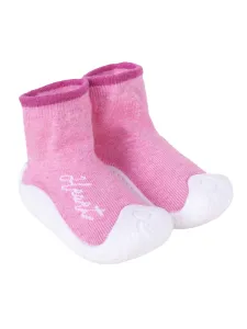 Yoclub Kids's Baby Girls' Anti-skid Socks With Rubber Sole OBO-0136G-AA0B #39790