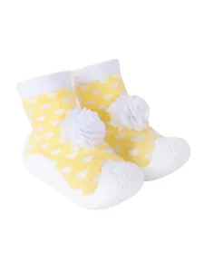 Yoclub Kids's Baby Girls' Anti-skid Socks With Rubber Sole OBO-0137G-AA0B #831175