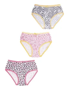 Yoclub Kids's Cotton Girls' Briefs Underwear 3-pack BMD-0029G-AA30-001 #755133