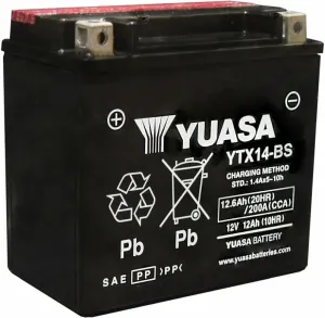 Yuasa Battery YTX14-BS #1778958