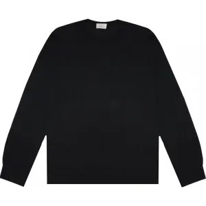 Z Zegna Mens Sweater Plain Black - BLACK S
