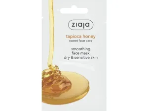 Ziaja Maschera levigante al miele di tapioca per pelli secche e sensibili (Smoothing Face Mask) 7ml