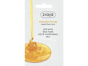 Ziaja Maschera viso al miele di manuka contro l'acne per pelli grasse e miste (Anti-Acne Face Mask) 7 ml