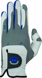 Zoom Gloves Tour Mens Golf Glove White/Silver/Blue LH