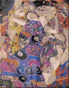Zuty Colorare coi numeri Vergine (Gustav Klimt)